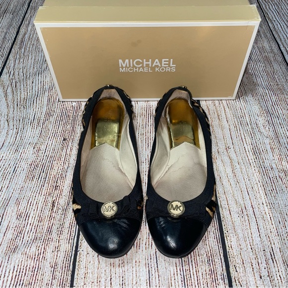 Michael Kors Dixie Ballet Cheetah Print Flats Sz 10 - Picture 3 of 4